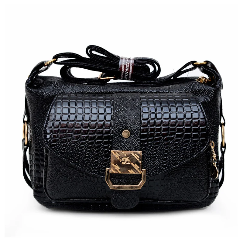 Women Messenger Bags Leather Handbag Mid age Models Shoulder Bag