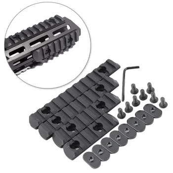 

4PCS Assorted Size Tactical Rails with Installation Tools for Nerf Gun Shooting Game Toy Attachment Modified Parts Accessories