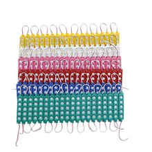 20 штук 5730 СВЕТОДИОДНЫЙ модуль DC12V 5 светодиодов Водонепроницаемый открытый свет Подсветка для афиши белый, красный, синий, зеленый объемных букв