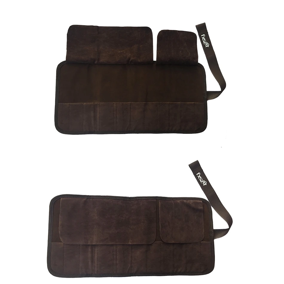 Leather Barber Hair Scissor combs Bag Salon Hairdressing Tools Bags Case Waist Pack Pouch Holder Hair Styling Tools Accessories