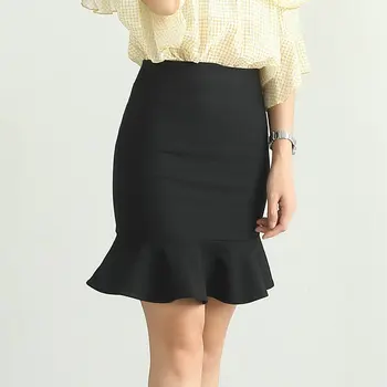 

Summer sexy package hip tutu skirt 2018 women new fashion fishtail mini skirt ladies spring Korean elegant kawaii chool skirts