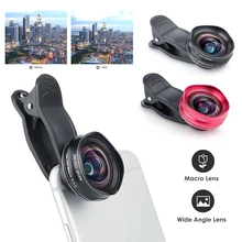 SOONHUA 2-в-1 Камера Объективы для телефонов комплект 0.45X Широкий формат объектив и 15X макро Камера объектив с универсальным клипом для смартфона