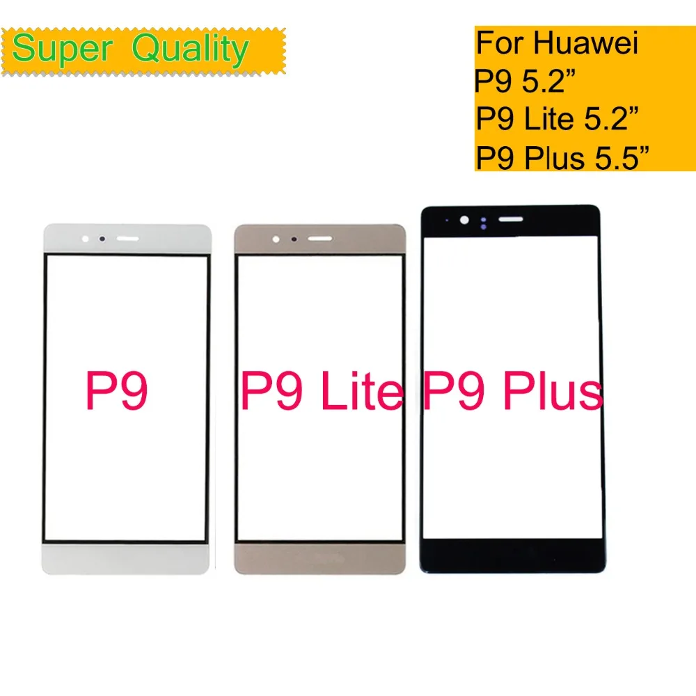 Супер качество для huawei P9/P9 Lite/P9 Plus сенсорный экран P9Lite Сенсорная панель дигитайзер Переднее стекло Внешний ЖК-объектив P9Plus