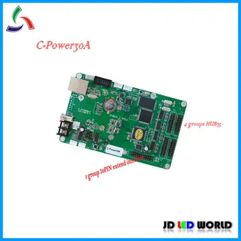 

C-power30A lintel RGB full color led screen Bus or car full color led advertising display screen controller card