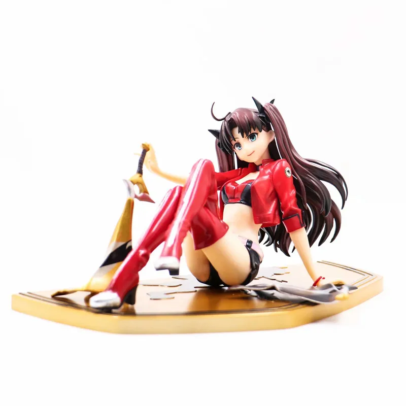 

Anime Fate Stay Night Rin Tohsaka Racing Girl Ver PVC Action Figure Collectible Model doll toy 11cm