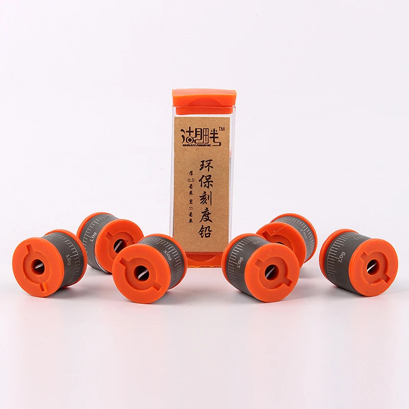 Pesca da Carpa de Moldes Moldes para o Revestimento de Proteção Acessórios de Pesca Ambiental sem Chumbo Howyudin 2 Pçs e lote Escala Chumbo Chumbada para o Revestimento de Proteção Chumbada Peixe 6 Esporte e Lazer