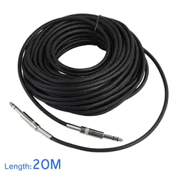 Горячая мм 6,35 мм до 6,35 аудио кабель штекерным для электрогитары смеситель моно/стерео линии Прямая доставка