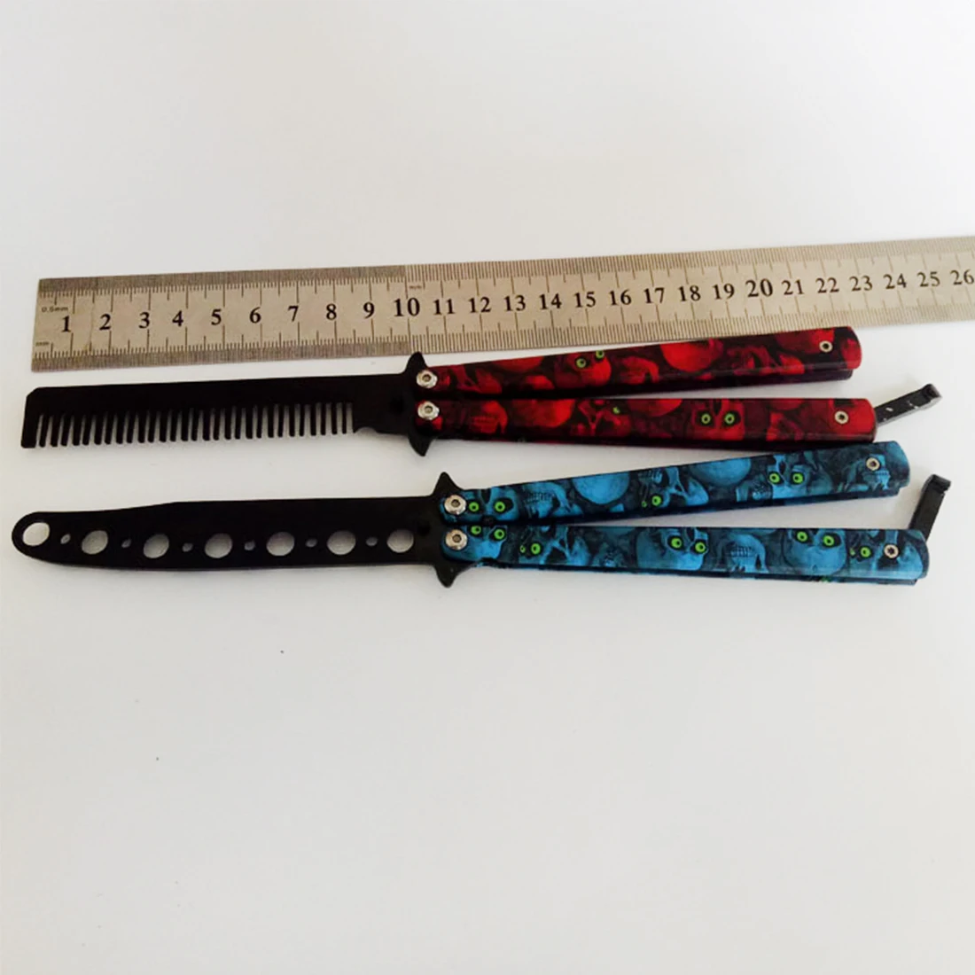 Красочный тренировочный нож бабочка из нержавеющей стали Balisong складной тусклый