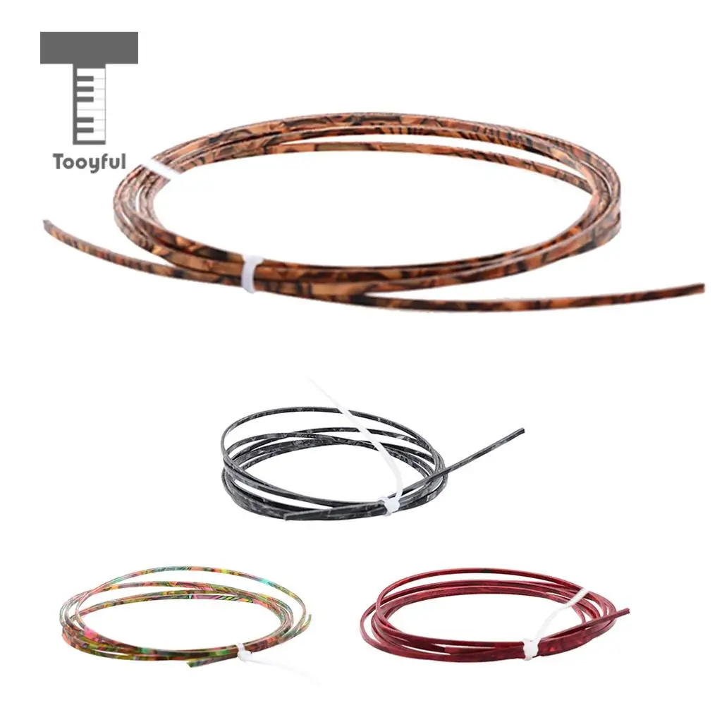 Tooyful Celluloid Guitar Binding Purfling Strip for Guitar Body Project Supplies