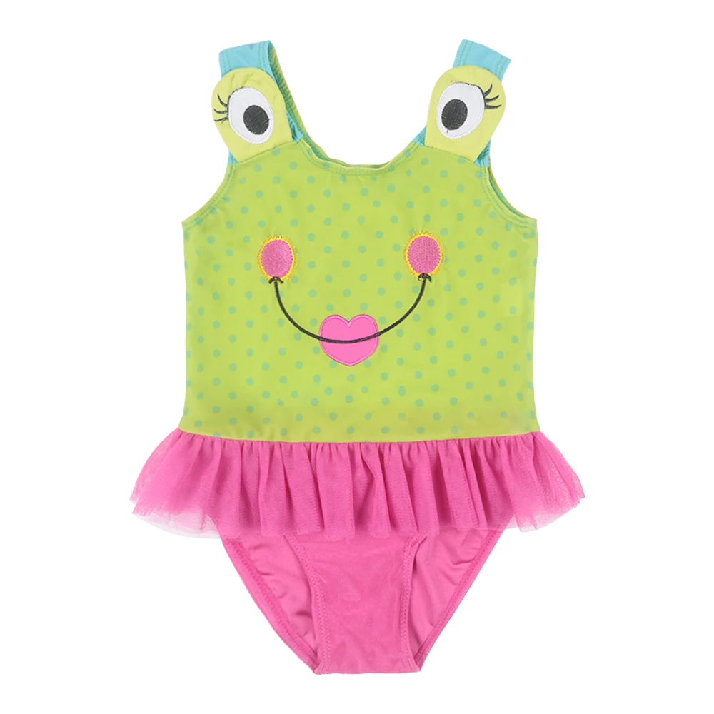 

Lovely Green and Pink Little Fog Baby Girls 2-9Y Summer Swimwear Bikini Set Children Kids Swimsuit  Sandy Bathing Suit Set