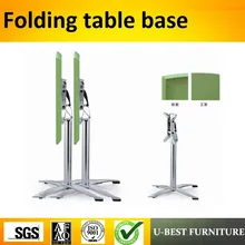 U-BEST коммерческая мебель из нержавеющей стали металлические ножки складной металлический стол для пикника
