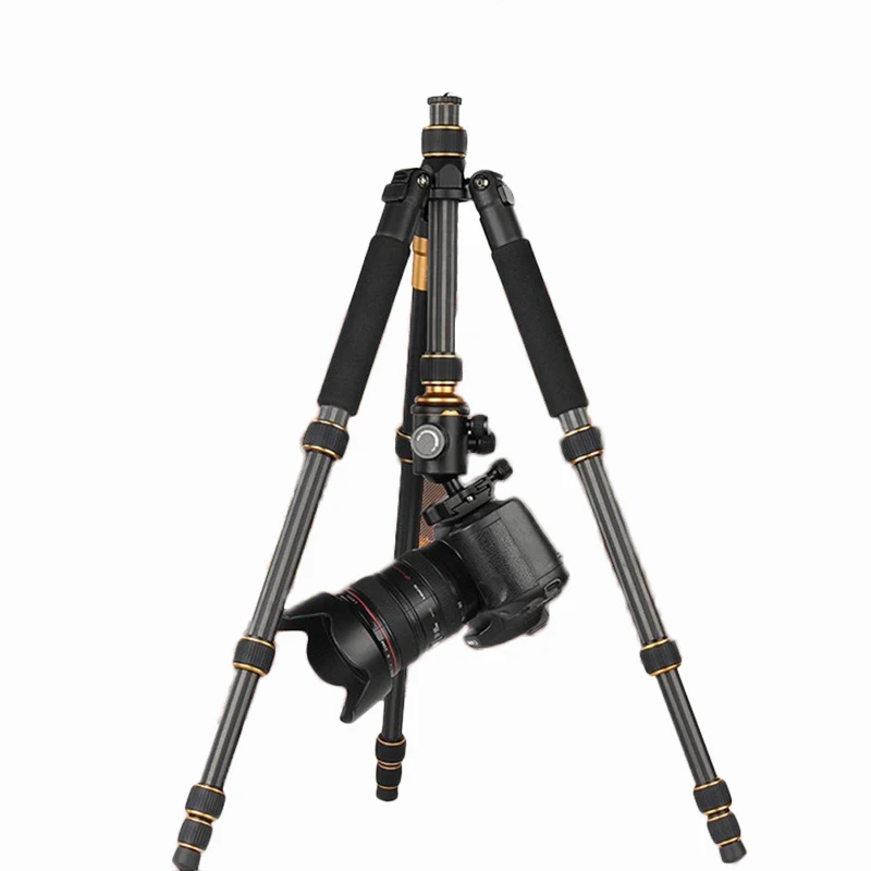 Профессиональный Трипод и монопод из углеродного волокна Q666C Pro для DSLR камеры