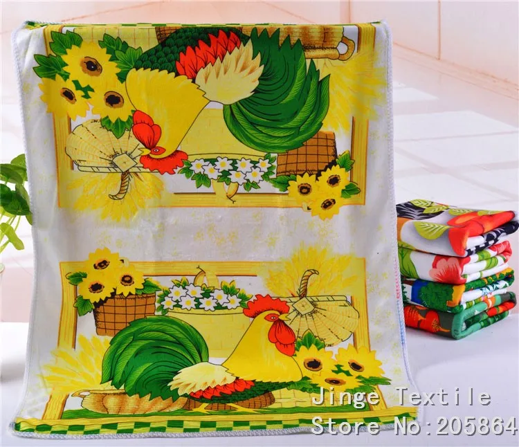 MICROFIBER PRINTED KITCHEN TOWELS (4)