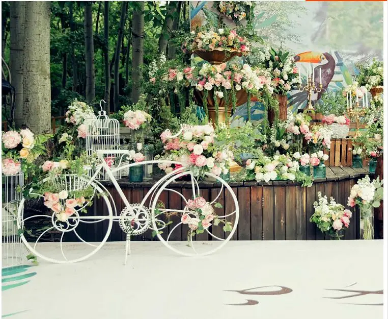 Свадебный реквизит свадебный Железный десертный стол набор из пяти частей уютной области резные цветы помещены кусочки торта стойки