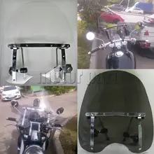 Большое лобовое стекло мотоцикла для 1" x 17" Honda Shadow Aero 750 Magna 700 VF700C с рулем 7/" и 1"