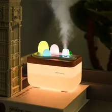 420 мл портативный usb-мини увлажнитель воздуха эфирные масла Арома диффузор с ночной Lihgt Плавная затемнения дистанционное управление