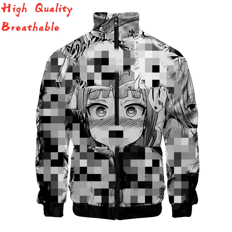 

Ahegao Sweatshirt Shy Girl Face Red Hooded Moletom Long Sleeve Anime Hoodie Oversized Harajuku Cartoon Hoodies Lovers Clothing