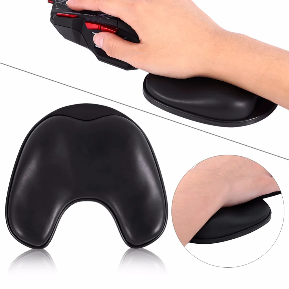 360 Sliding Rotating Mouse Pad Memory Foam Ergonomic Hand Wrist Mat for
