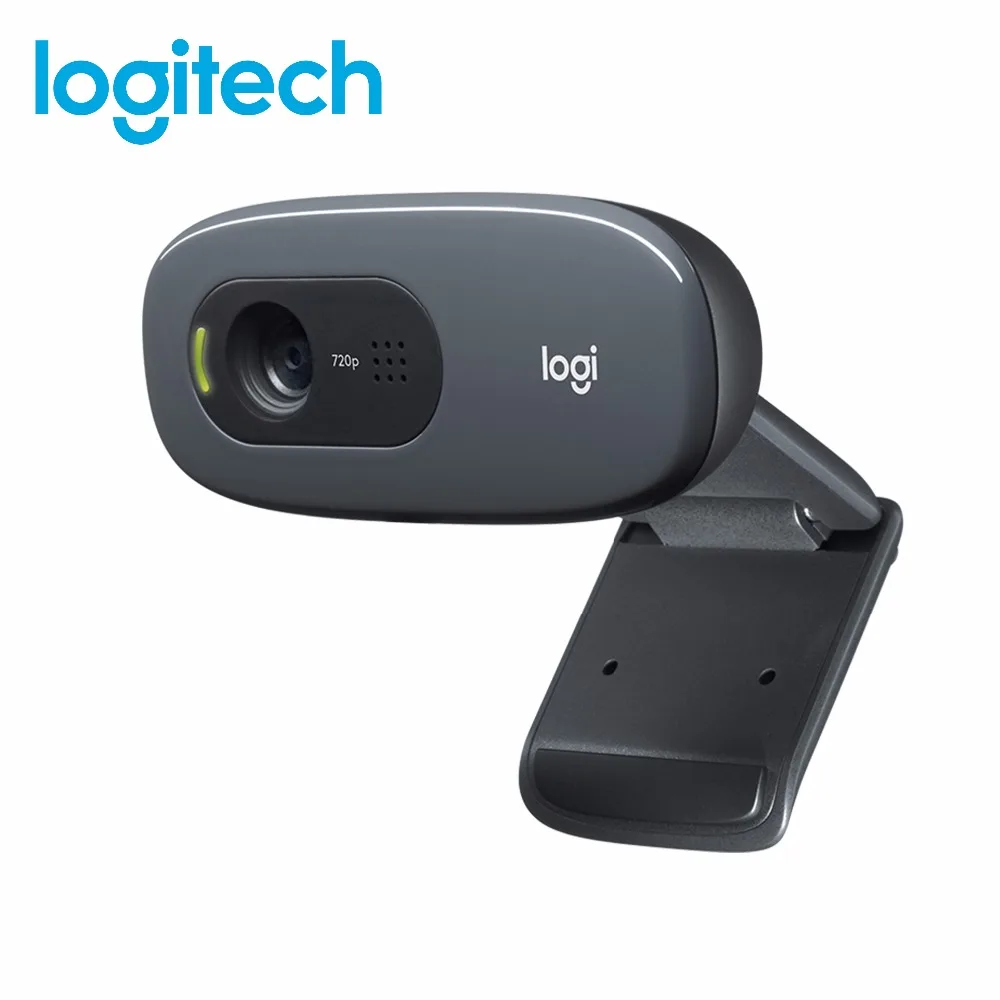 Широкоформатная веб-камера logitech C270/C270 720p HD 1280*960 Встроенный микрофон Гибкая веб-камера Веб-камера для домашнего офиса Skype