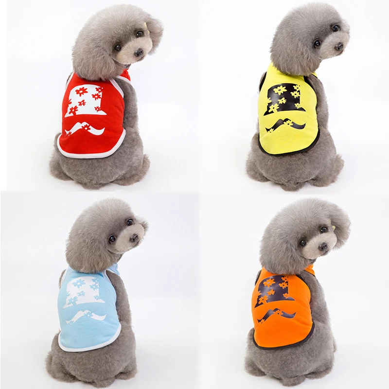 

Summer Pet Dog Clothes Cotton Dog Vest Shirt Clothing For Dogs Costume Breathable Puppy Pet Clothes For Dogs Apparel 30