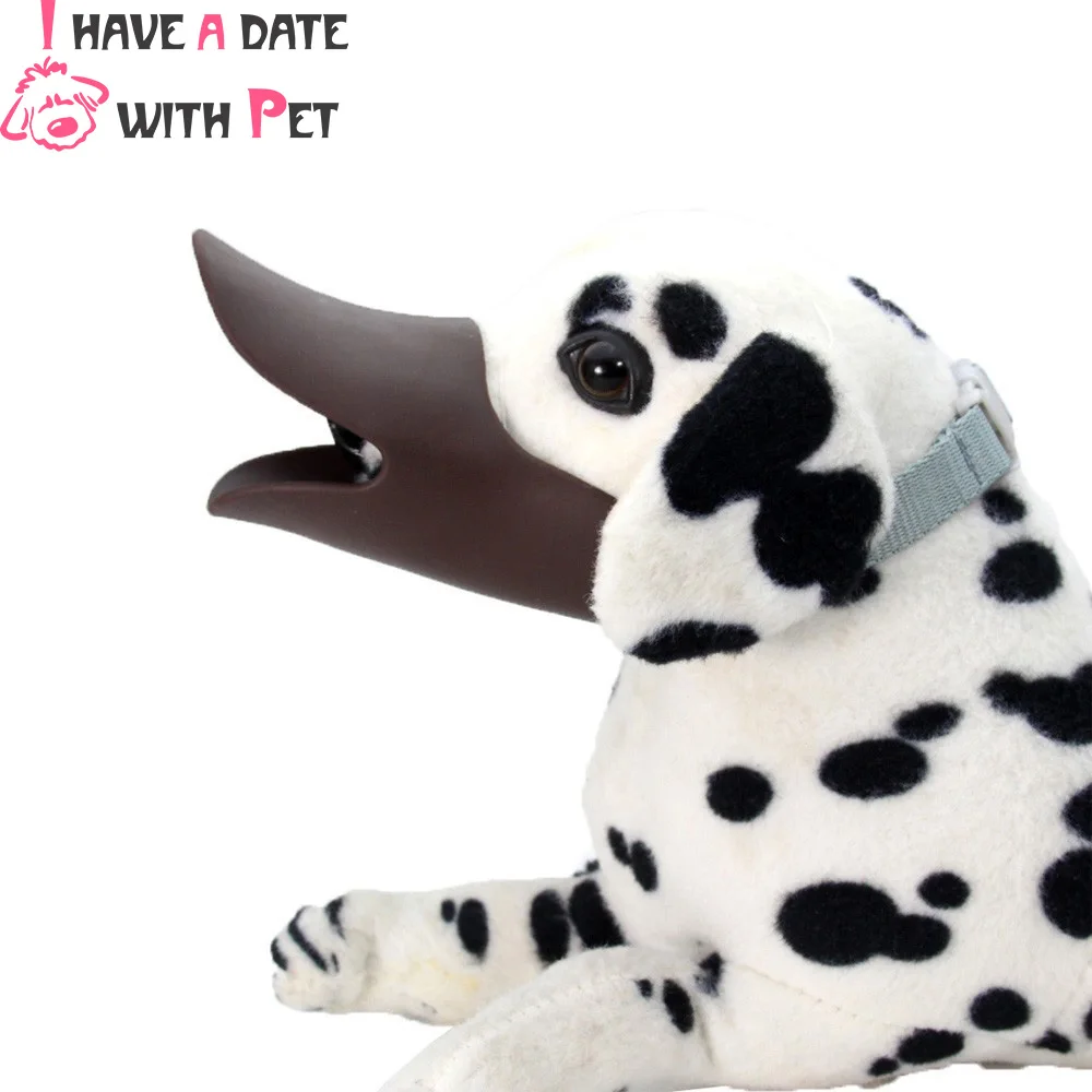 

1 Piece Dog Muzzle Silicone Cute Duck Mouth Mask Small Dog accessories Anti-bite Masks Puppy Anti Bite Bark Stop Pet Supplies
