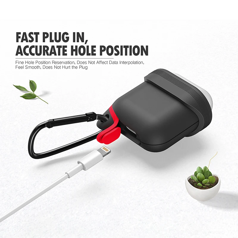 Силиконовые чехлы Shellnail Светящиеся в темноте для Apple Airpods светящийся защитный