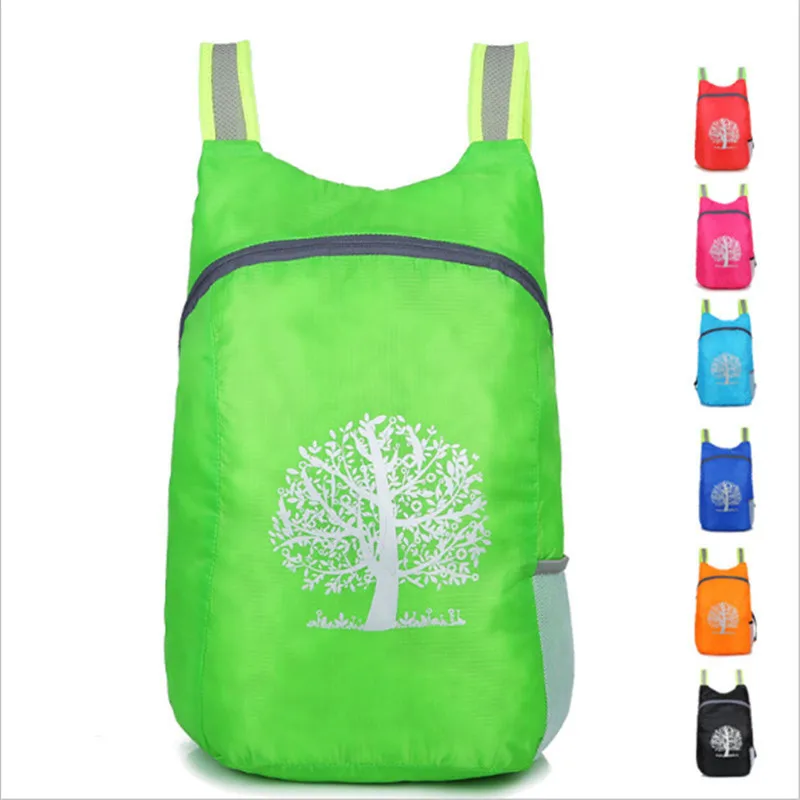 

Hot Unisex Folding Backpack Hiking Camping Bag Ultra Lighting Light Outdoor Sport Backpack Waterproof Foldable Travel Backpack