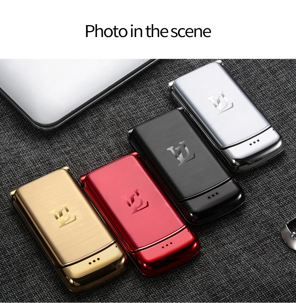 Роскошный флип-телефон Ulcool V9, 1,54 дюймов, две sim-камеры, MP3, Bluetooth, FM, Dialer, анти-потеря, металлический корпус, мини мобильный телефон