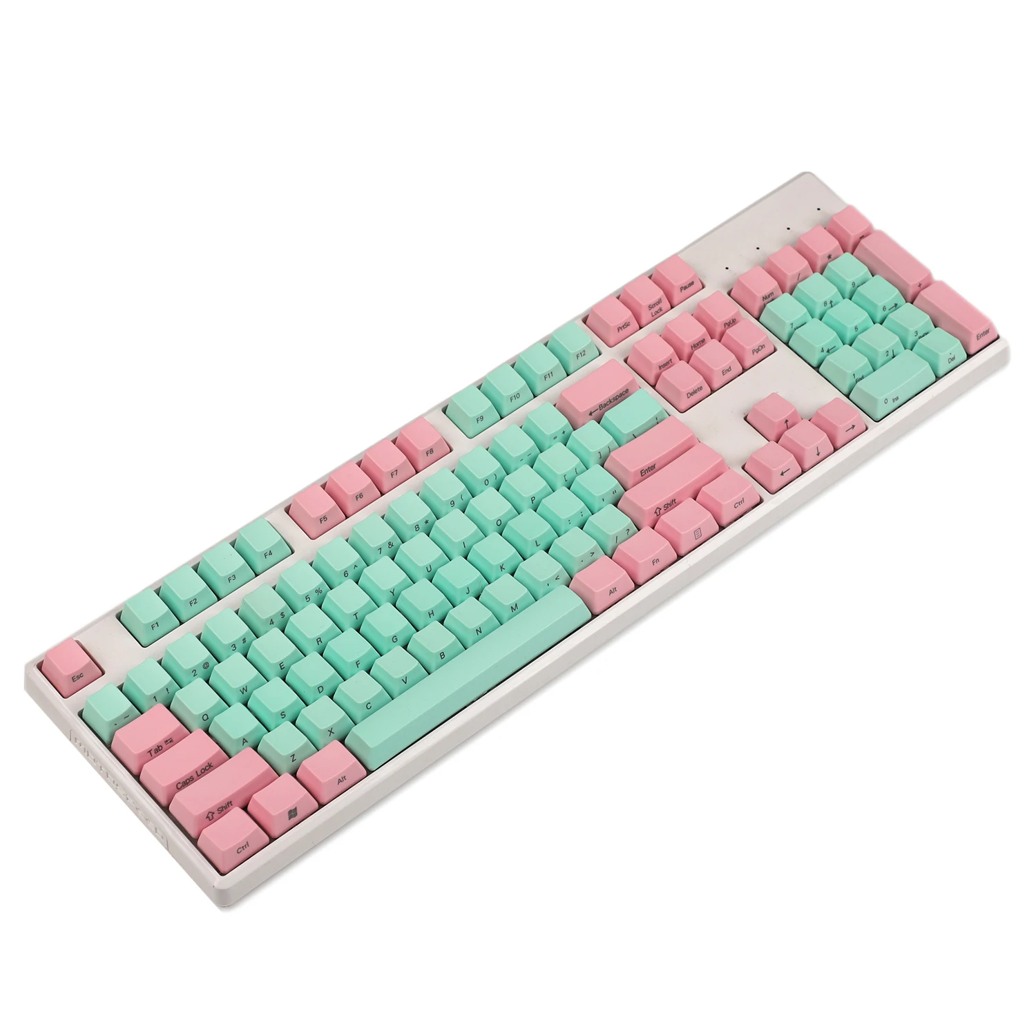YMDK 104 клавиш розовый зеленый толстый PBT OEM профиль Keycap для MX переключатели стандарт ANSI 61 87 104 Механическая игровая клавиатура