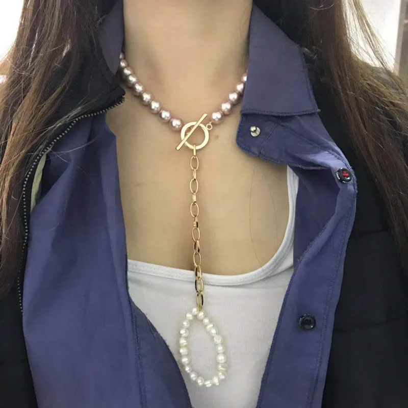 Колье Boho lariat en perles bleues et pendentif corail красная Коралловая подвеска ожерелья слоистые женские массивные Чокеры ожерелья