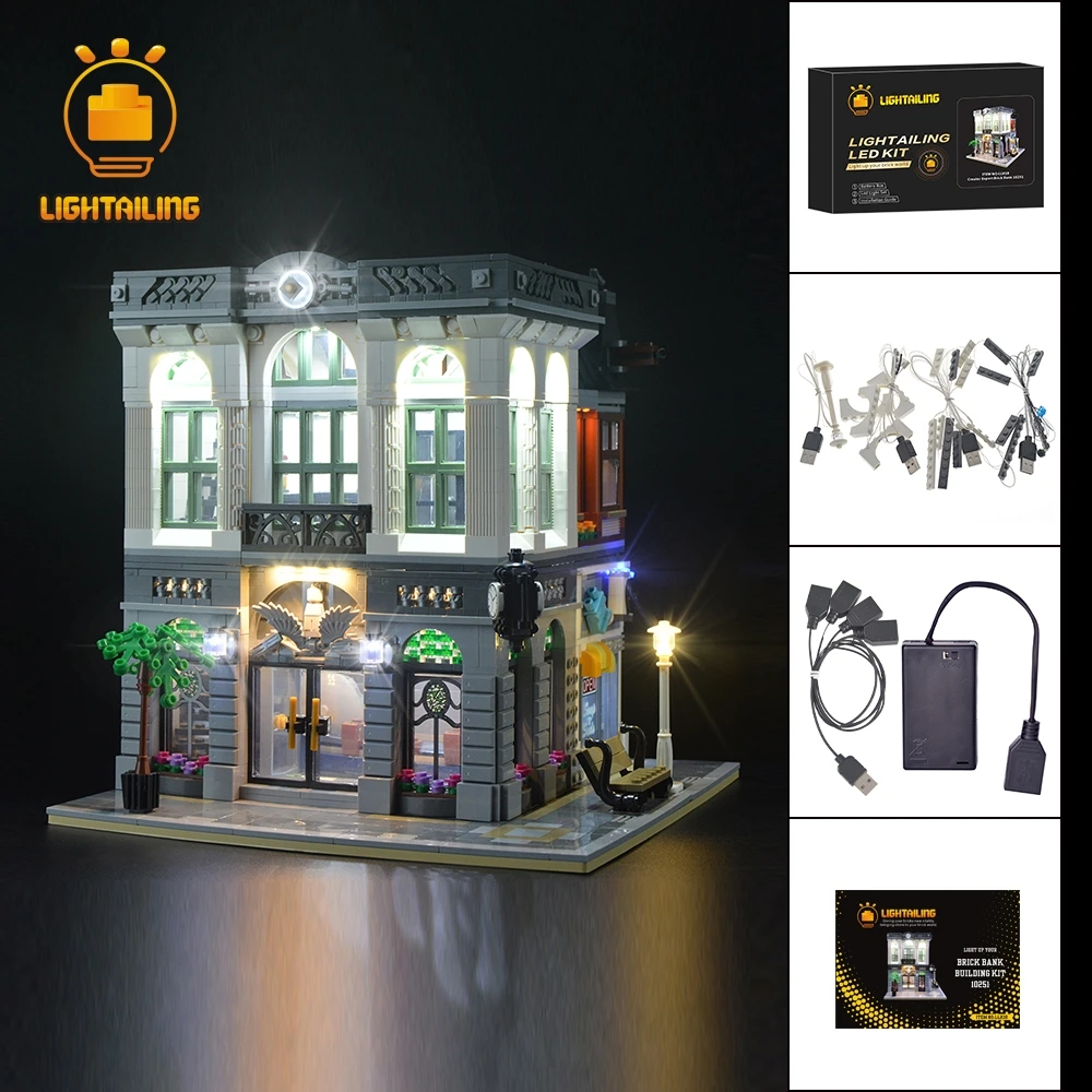Blocos de Construção Kit para o Criador Compatível com 10251 Lightailing Light Tijolo Banco Conjunto Iluminação 15001 Led up 12 criador tijolo banco blocos de construção conjunto