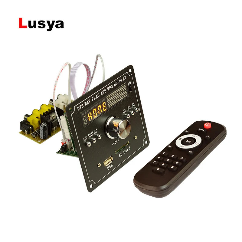 

DTS lossless Bluetooth decoder APE player MP4/MP5/MP3 decoder board MTV HD video player T0110