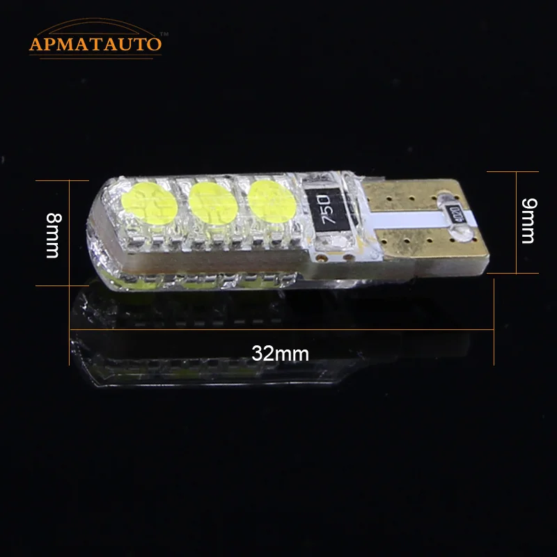 2 x стайлинга автомобилей Canbus без ошибки T10 W5W 12V светодиодный просвет светильник