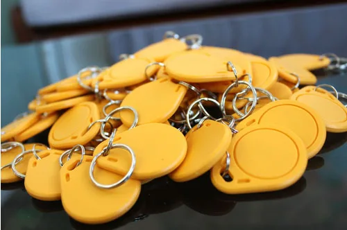 

(1000 pcs/lot) 13.56Mhz RFID Keyfob Proximity Tags MF1K S50 Key Token NFC Smart Tag for Access Control