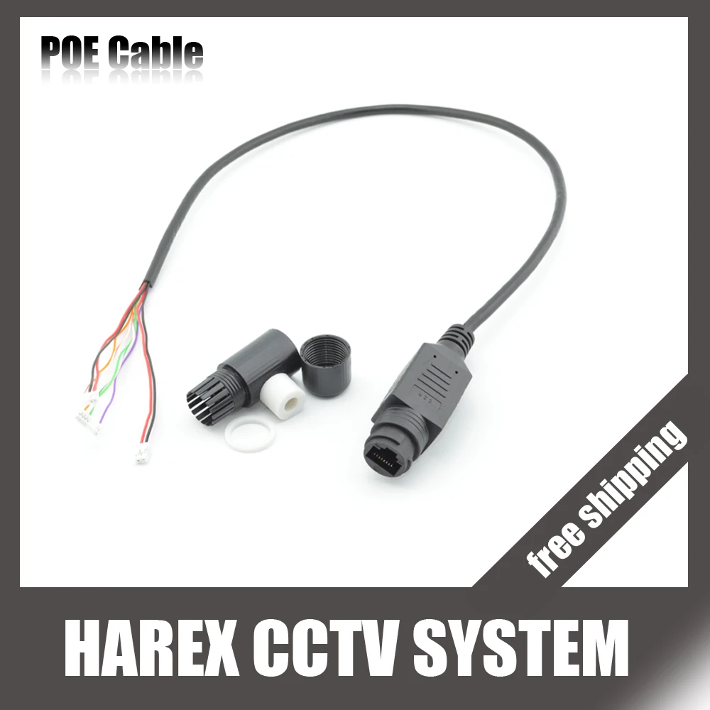 Ip Camera Cable Replace Cable Rj45 & Waterproof Poe Dc 48v Input