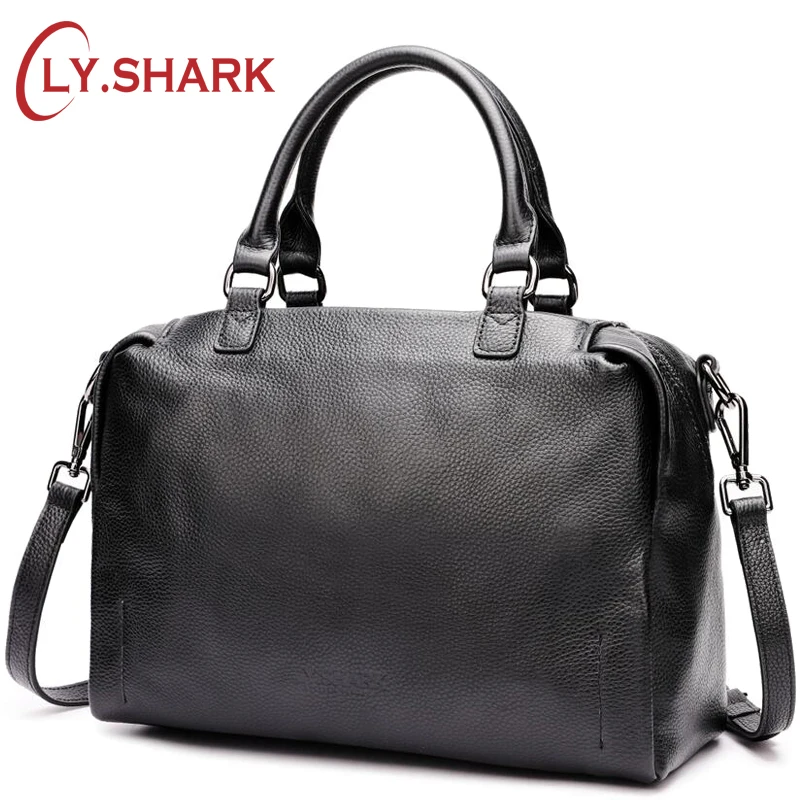 Женская сумка через плечо LY. SHARK женская из натуральной кожи мессенджер известных