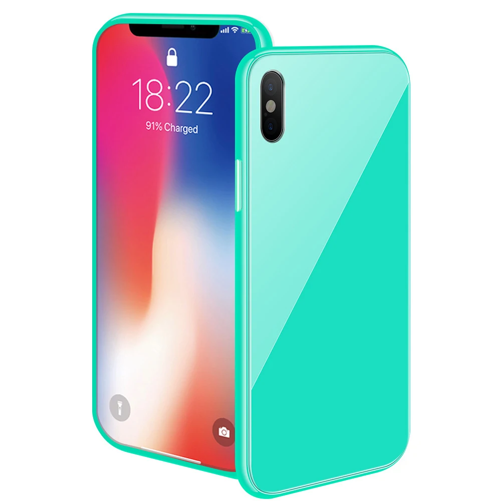 Candy Color Tempered Glass Case For Huawei Honor 10i 20i 8X 8C P20 Pro P30 Lite P Smart Y7 Y9 Mate 20 Lite Nova 3i 4 Cover - Цвет: Blue