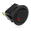 2 uds portátil de bajo consumo de alto brillante 1 Uds 12V Led luz Durable Auto barco basculante redonda en/de interruptor de palanca 3 pines ► Foto 3/6