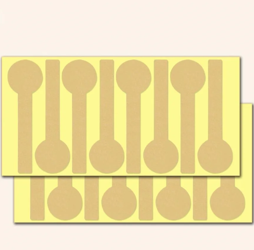 40 шт./лот винтаж пустой длинные леденец Дизайн стикеры из крафтовой бумаги для продуктов ручной работы выпечки подарок печать, наклейка