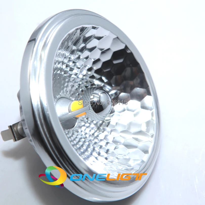 

12X Aluminum 20W COB LED Spotlights AR111 G53 LED Down Light Warm White Cold White for Home Store Show case interior decoration
