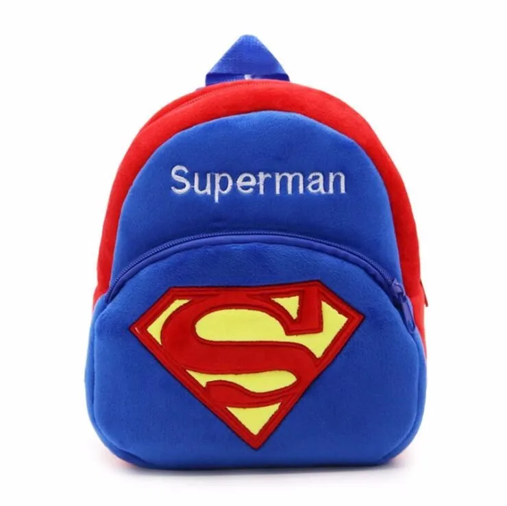 Новое поступление, супергерой Супермен, детские школьные сумки, милые плюшевые рюкзаки с рисунком, милые школьные сумки для детей, подарок на день рождения