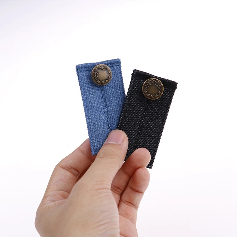 

New Jeans Waistband Enlarged Belt Waist Accessory Extension Buckle Button Extender for Pants Trousers Shorts