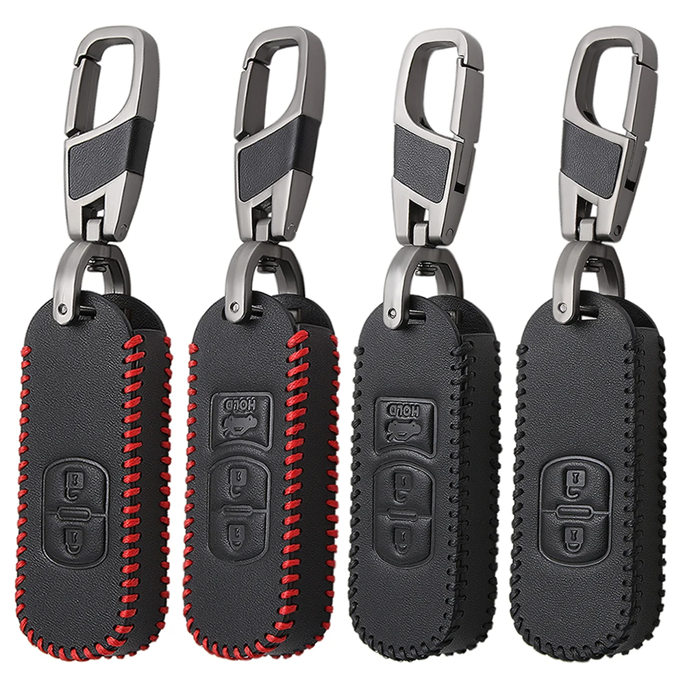 

Leather Car Remote Key Protective Cover Case Shell for 2&3 Button Mazda 2 /M5 / M3/ M6 / M8 MAZDA CX-3 CX-5 CX5 cx-7 CX-9 MX5