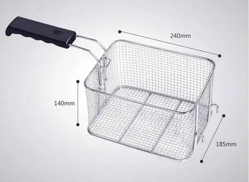 Commercial frying pan fried dough sticks machine fried potato chips deep fryer 24L double baskets deep frying fryer machine