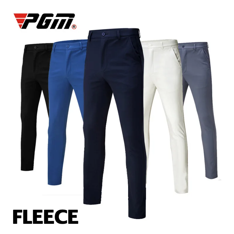PGM Winter Fleece Golf Pants Men Warm Golf Trousers Man black navy