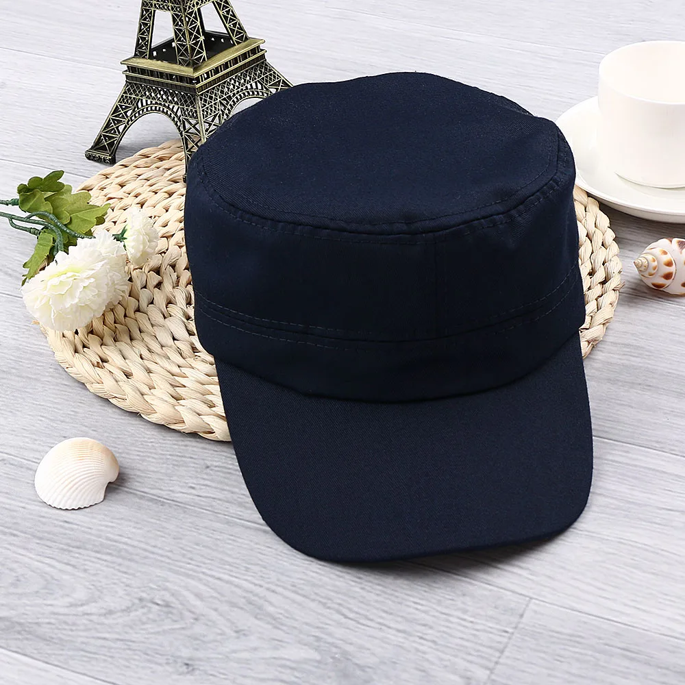 1 шт. Классическая однотонная винтажная армейская шляпа унисекс для женщин и