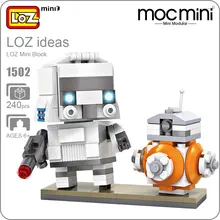 LOZ Mini Blocks Robot Action Figure Soldier Bricks Building Blocks Children Model Cute Intellectual Toys Assembly Model DIY 1502