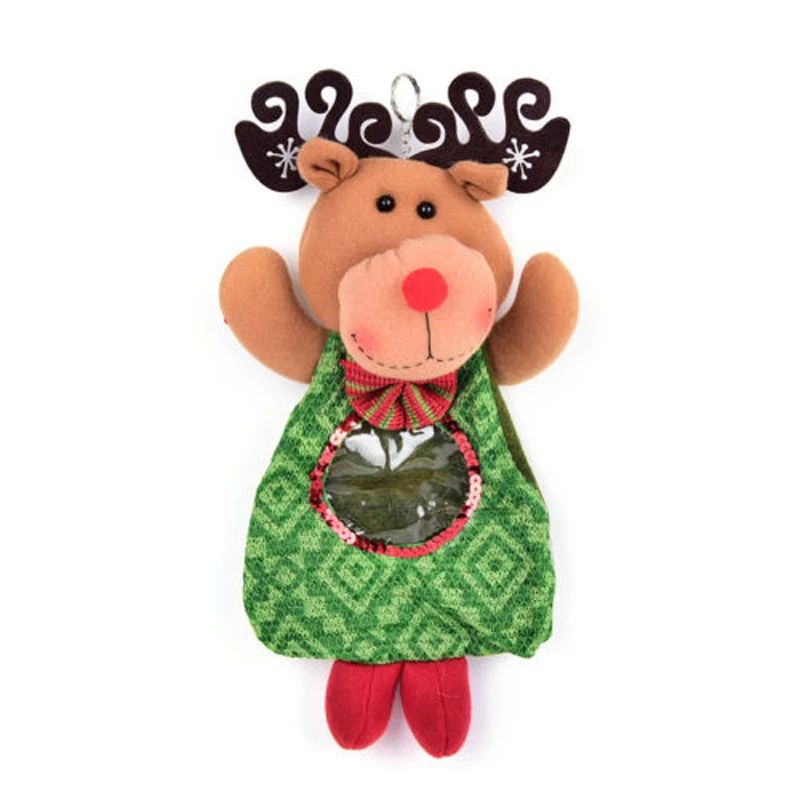DIY Christmas Party Decor Gift Bags Sweet Candy Xmas Stocking Handbag