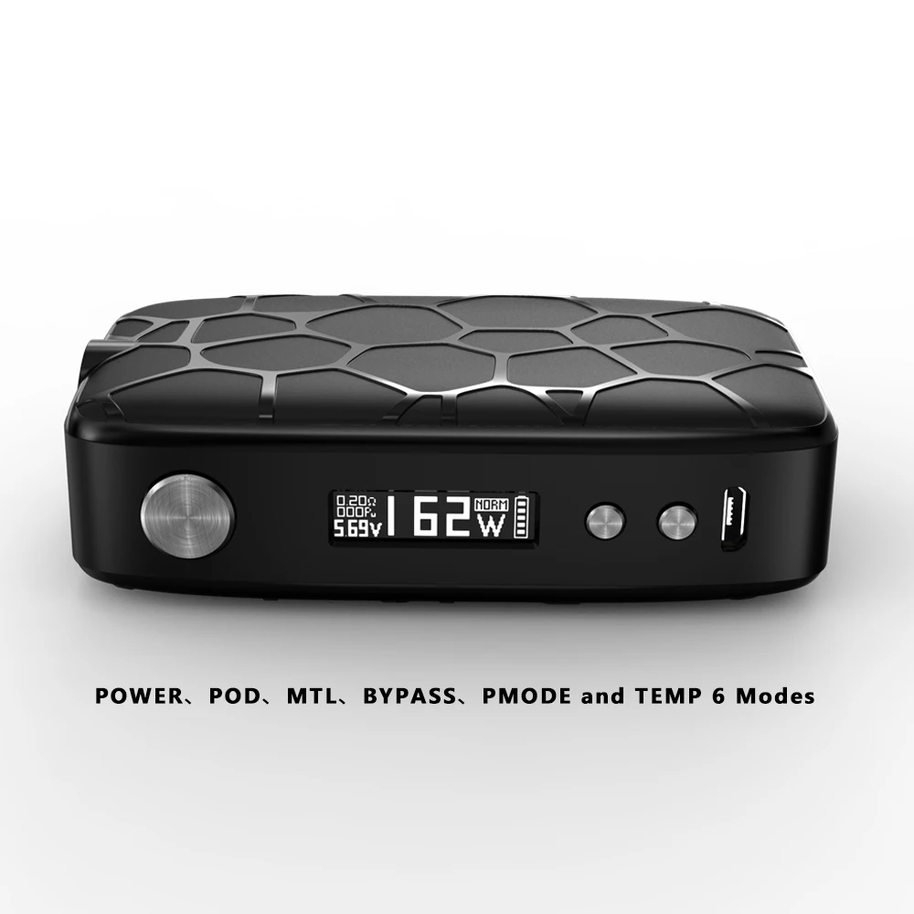 Боксмод IJOY MYSTIQUE 162W TC новейший боксмод с дисплеем 0 91 дюйма вейп выходом быстрая