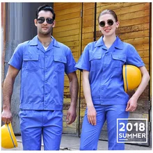 10 комплектов с длинными рукавами, костюм для работы, Мужская тонкая летняя одежда, фабричная одежда, Заводская вентиляционная ремонтная мастерская, униформа